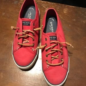 Sperry deck shoes size 8